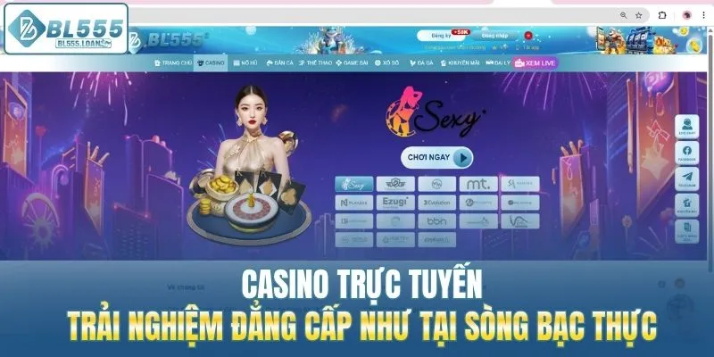 casino trực tuyến trải nghiệm cá cược 