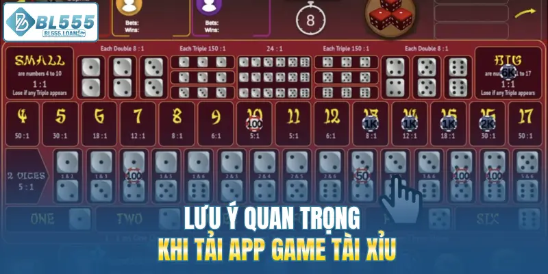 lưu ý quan trọng khi tải app game